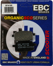 EBC 1 Pair Premium SFA Organic OE Replacement Brake Pads MPN SFA169