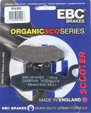 EBC 1 Pair Premium SFA Organic OE Replacement Brake Pads MPN SFA353