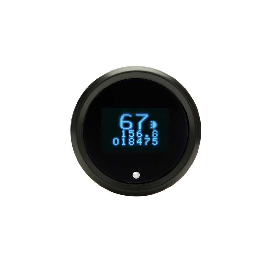 Speed/Tach Combo, 2-1/16", black, blue