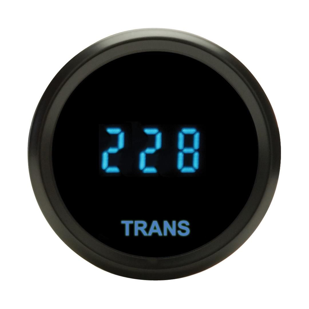 Round Trans temp, 0-400F & 0-200C, 2-1/16", black, blue