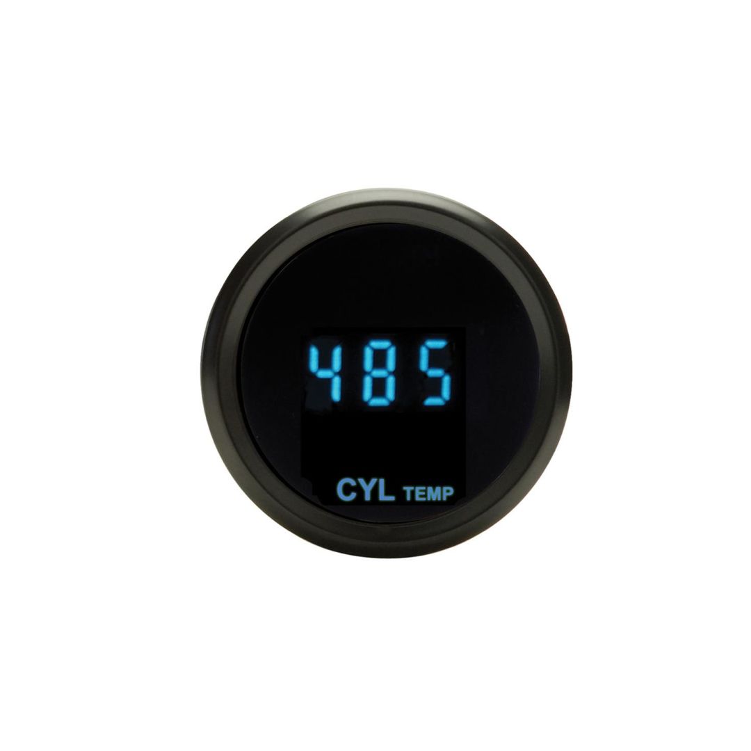 Round Head temp, 150-750F & 65-400C, 2-1/16", black, blue