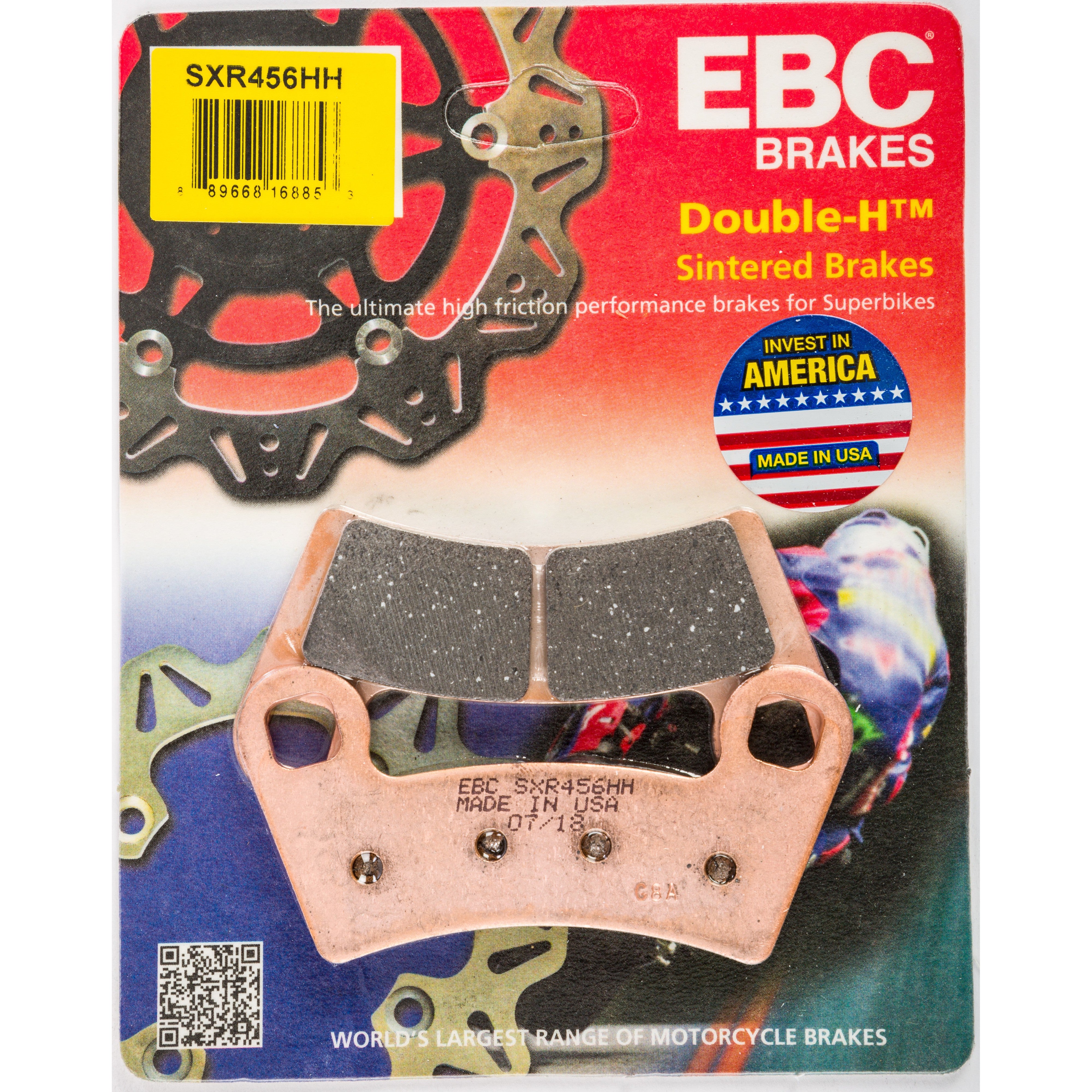 EBC 1 Pair SXR Race Formula Brake Pads MPN SXR456HH