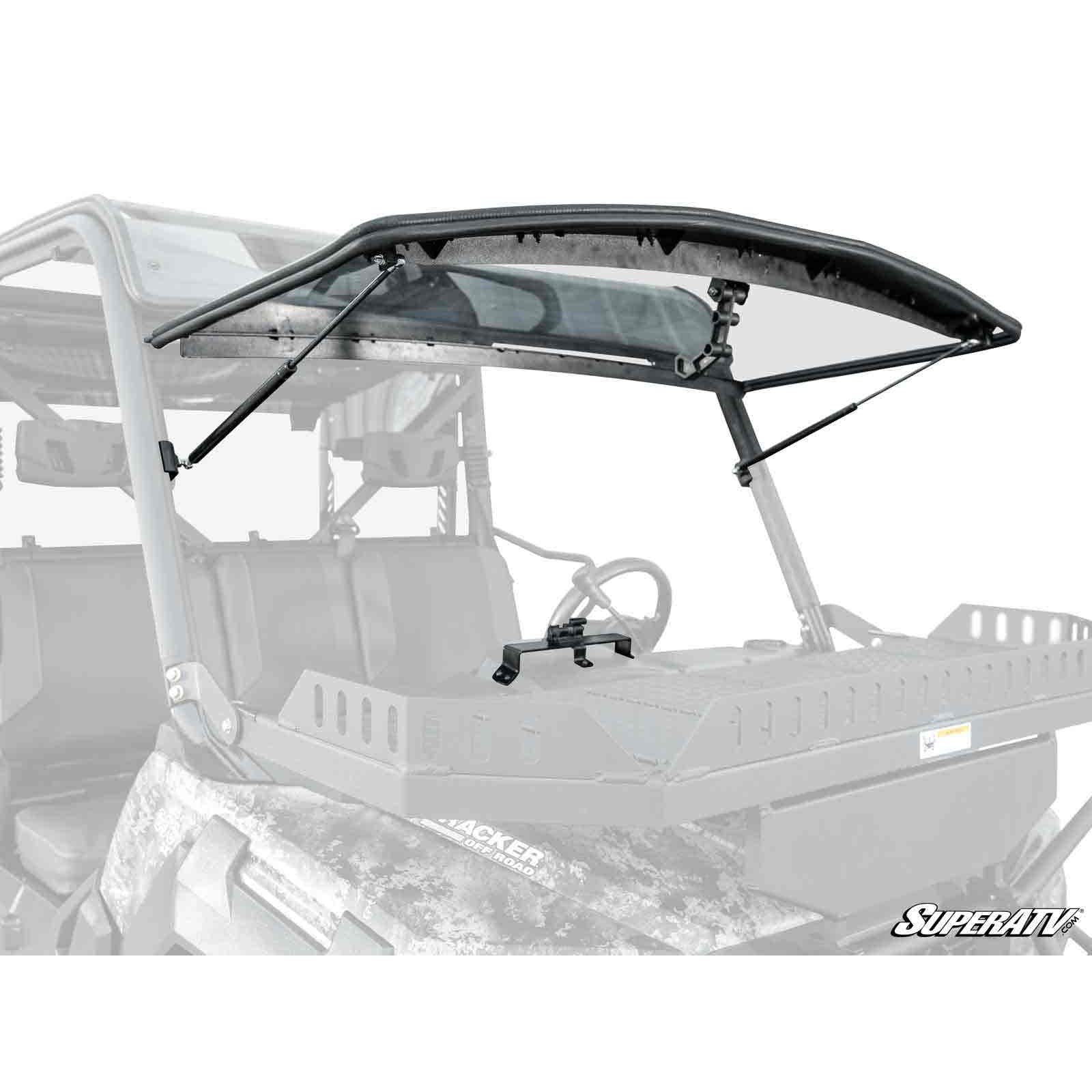 Tracker 800SX Scratch-Resistant Flip Windshield