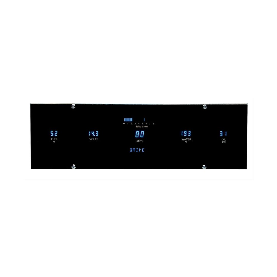 Five gauge system for 3" x 12" opening w/Blue and Teal Lenses VFD3-1000-L-Z
