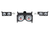 Dakota Digital 1973-1977 Chevrolet Malibu/Monte Carlo/El Camino/GMC Sprint VHX Silver Red Display Gauge Kit VHX-73C-CVL-S-R