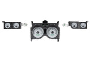 Dakota Digital 1973-1977 Chevrolet Malibu/Monte Carlo/El Camino/GMC Sprint VHX Silver White Display Gauge Kit VHX-73C-CVL-S-W