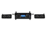 Dakota Digital 1973-1977 Chevrolet Malibu/Monte Carlo/El Camino/GMC Sprint VHX Black Blue Display Square Gauge Kit VHX-73C-MAL-K-B