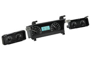 Dakota Digital 1973-1977 Chevrolet Malibu/Monte Carlo/El Camino/GMC Sprint VHX Black White Display Square Gauge Kit VHX-73C-MAL-K-W