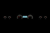 Dakota Digital 1973-1977 Chevrolet Malibu/Monte Carlo/El Camino/GMC Sprint VHX Silver White Display Square Gauge Kit VHX-73C-MAL-S-W