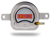 1951 Ford Car Digital Clock, Silver Alloy Style Face, Red Display