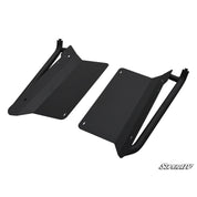 SuperATV Yamaha YXZ Heavy-Duty Nerf Bars Wrinkle Black NB-Y-YXZ-00