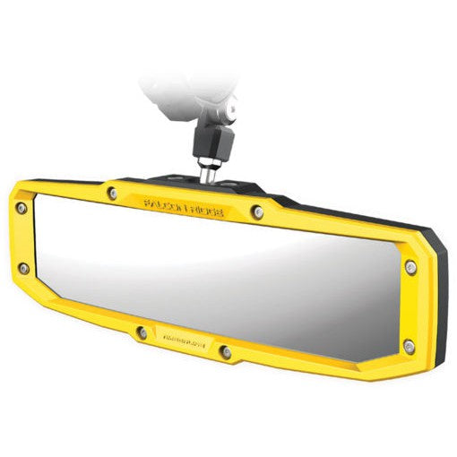 Falcon Ridge Timberline Rugged Rearview Mirror For 2" Tube With Adapters With Colored Trim