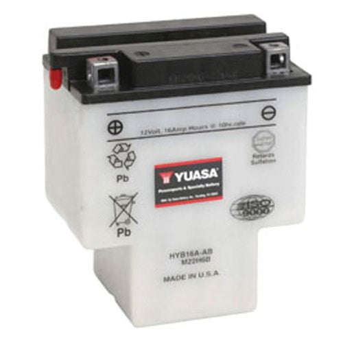 Yuasa Maintenance Free HYB16AAB 12 Volt Battery YUAM22H6B