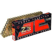 JT Sprockets Z3 Super Heavy Duty X-Ring Black Steel Rivet Link Chain 520-118