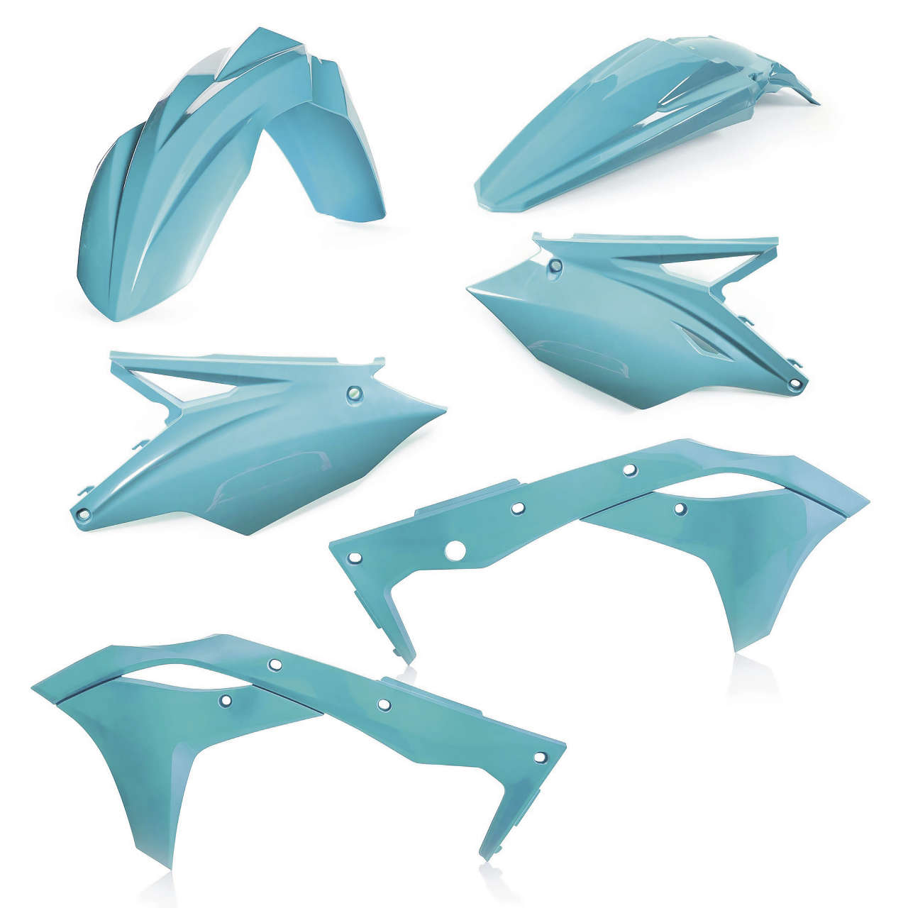 Acerbis Teal Standard Plastic Kit for Kawasaki - 2685810213