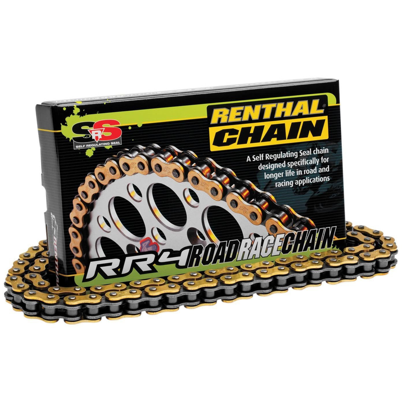RENTHAL RR4 SRS Road Race Chain 120 Links Gold