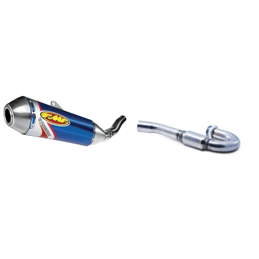 FMF Blue Anodized Ti Powercore Muffler & Powerbomb Header for YAMAHA YZ450F 2006