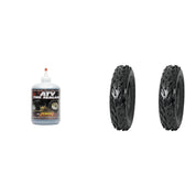 Set of 2 DURO DI-K211 Front Tires 25x8-12 4-ply with QUADBOSS Sealant