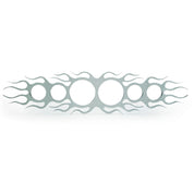 Dakota Flame Aluminum Bezel for 3-3/8 & 2-1/16 Gauges ALD-FLAME1-ODY