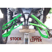 High Lifter Lower Black Radius Bar Kit For Arctic Cat Models PSRA-A1WC-B
