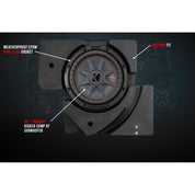 SSV Works Behind Seat Speaker Pods with Unloaded Subwoofer Box For Can-Am Maverick X3 17-22