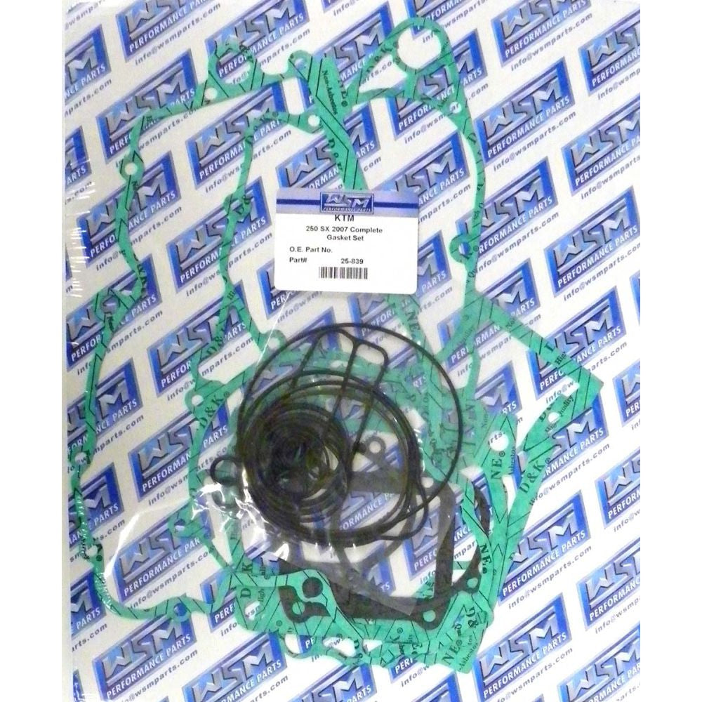 WSM Complete Gasket Kit For KTM 225 / 250 / 300 EXC / SX / XC 07-23 25-839
