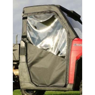 Falcon Ridge Black Canvas Soft Full Doors With Zipper For Polaris Ranger 2004-2010