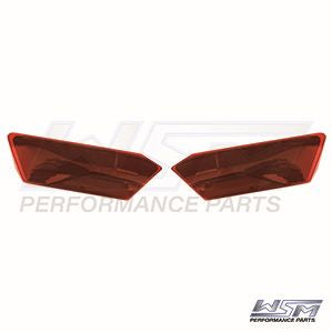 WSM L.E.D Tail Lights for Polaris 1000 RZR - Red Lenses 020-355