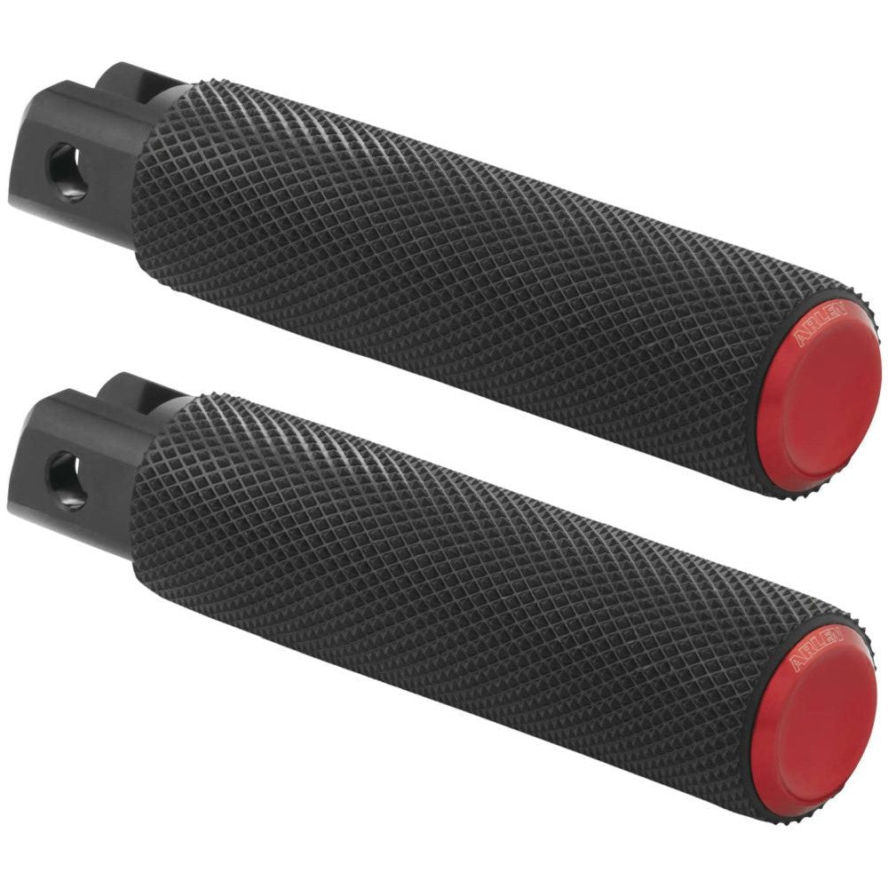 Arlen Ness Knurled Red Driver Pegs 07-954