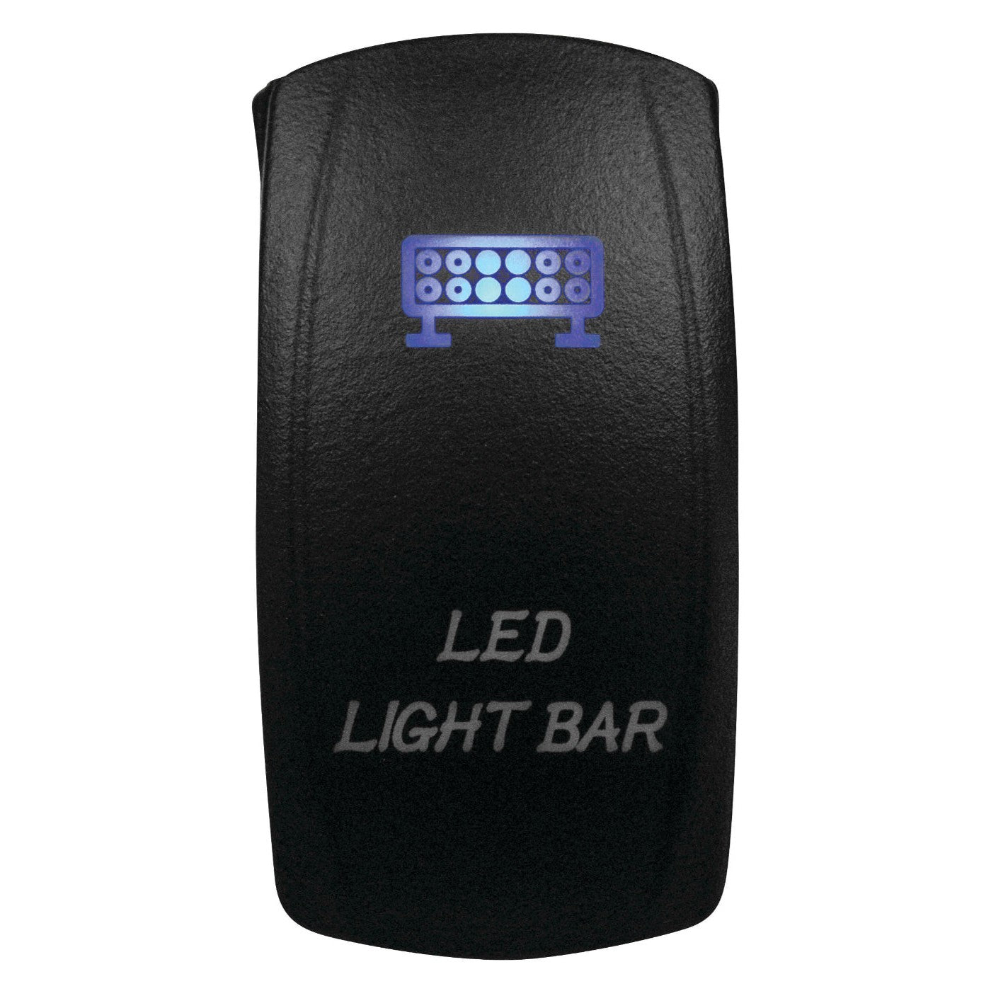 DragonFire Racing Laser-Etched Dual LED Switch - LED light bar on/off - Blue - 04-0062