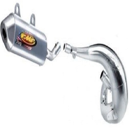 FULL FMF FATTY PIPE EXHAUST + SHORTY SILENCER 02 03 04 YAMAHA YZ125 YZ 125