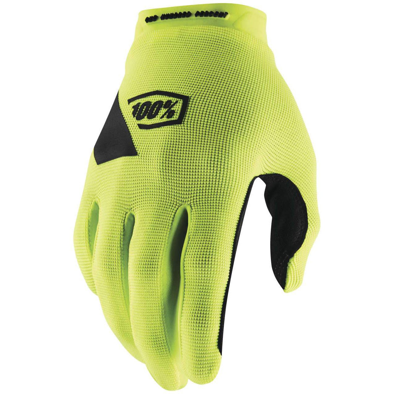 100% Apparel 100% Men's Ridecamp Glove Fluorescent Yellow