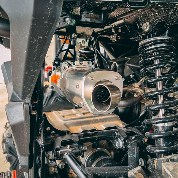 RJWC APX Single Slip-On Exhaust For CF-Moto ZFORCE Trail 800/950 2023-2024