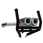 RJWC APX Dual Slip-On Exhaust with Bumper For Can-Am Outlander 500/700 2023-2024