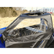 Falcon Ridge Black Canvas Soft Roll-Away Doors With Zipper For Arctic Cat Wildcat 2014-2019