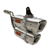 RJWC Dual Stacked APX Slip-On Exhaust For Can-Am Outlander G2 2012-2024