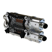 RJWC Stacked Dual Slip-On Exhaust For CF-Moto ZFORCE 950/1000 SPORT 2020-2024