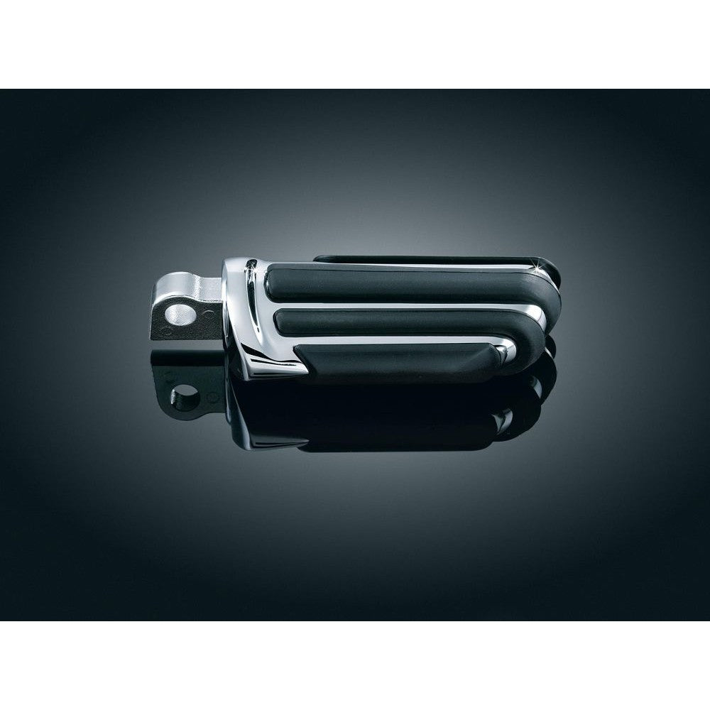 Kuryakyn Male Mount ISO-Pegs Pilot Footpegs with Adaptor Chrome