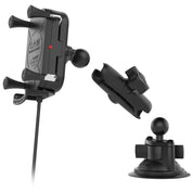 Ram Mounts Tough-Charge X-Grip Waterproof Wireless Charger With Suction Cup Mount - RAM-B-166-UN12W