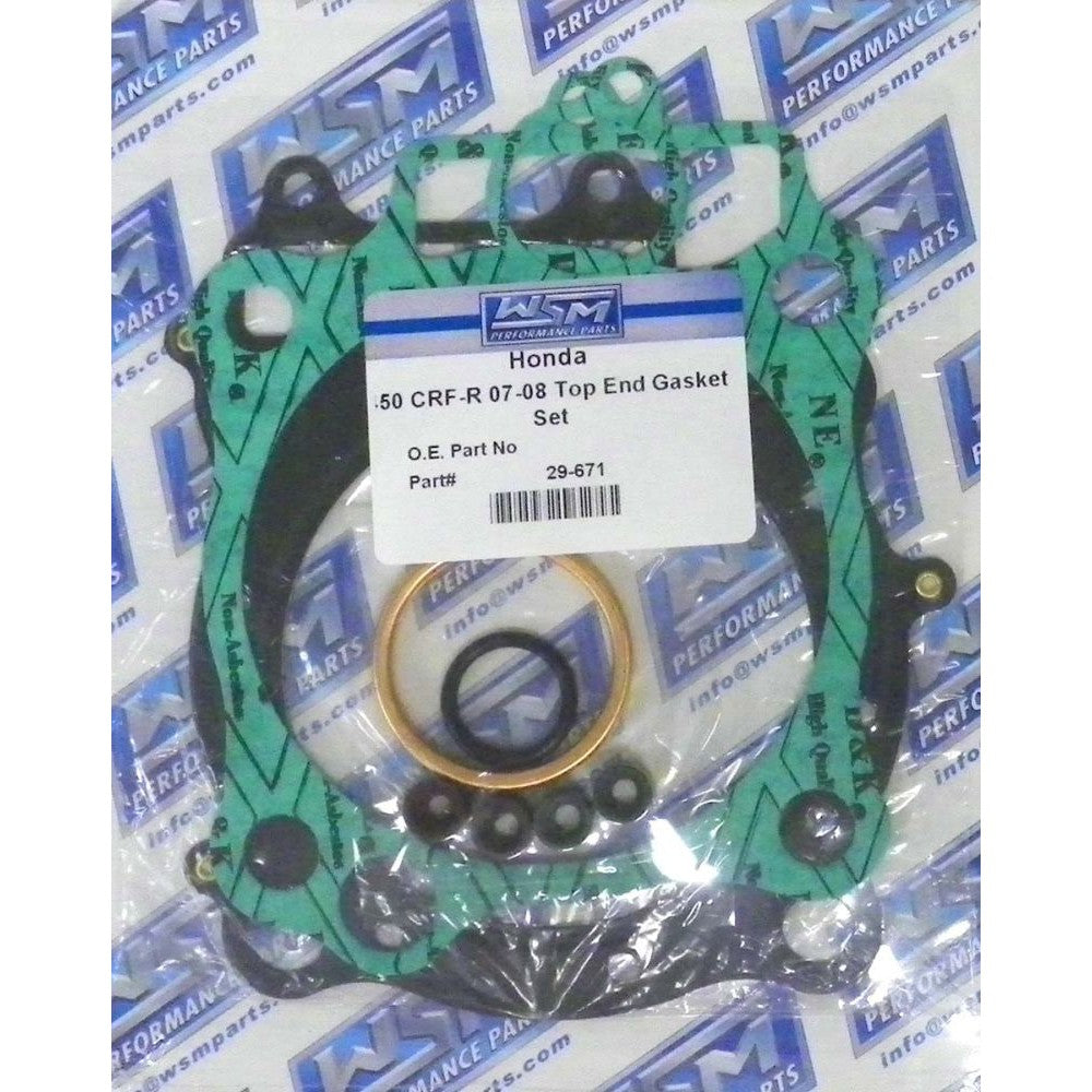 WSM Top End Gasket Kit For Honda 450 CRF-R 07-08 29-671
