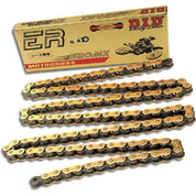 DID 520 MX Chain 120 Links Gold/Black for Street Motorcycle