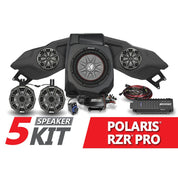 SSV Works 5 Kicker Speaker Plug-And-Play System For Polaris RZR Pro XP 2020-2022