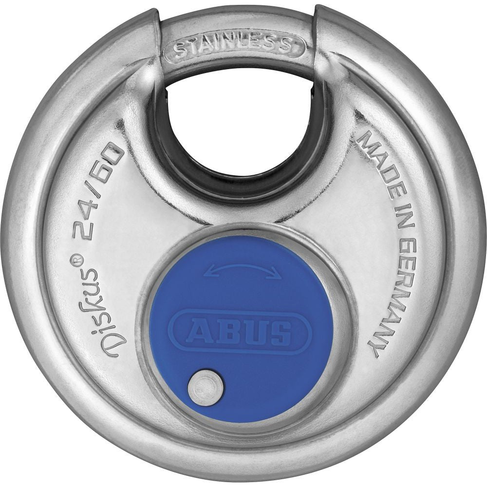 Abus Diskus 24IB Padlock Silver/Blue - 35041