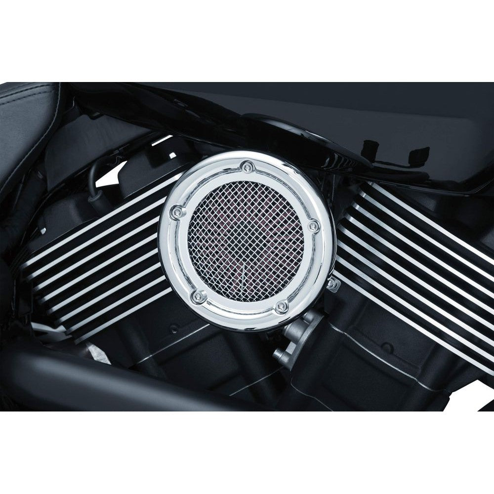 Kuryakyn Velociraptor Air Cleaner for V-Twin Chrome