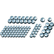 Kuryakyn Kool Kaps 82 Piece Kit Chrome Evo & Twin Cam Engine Kit