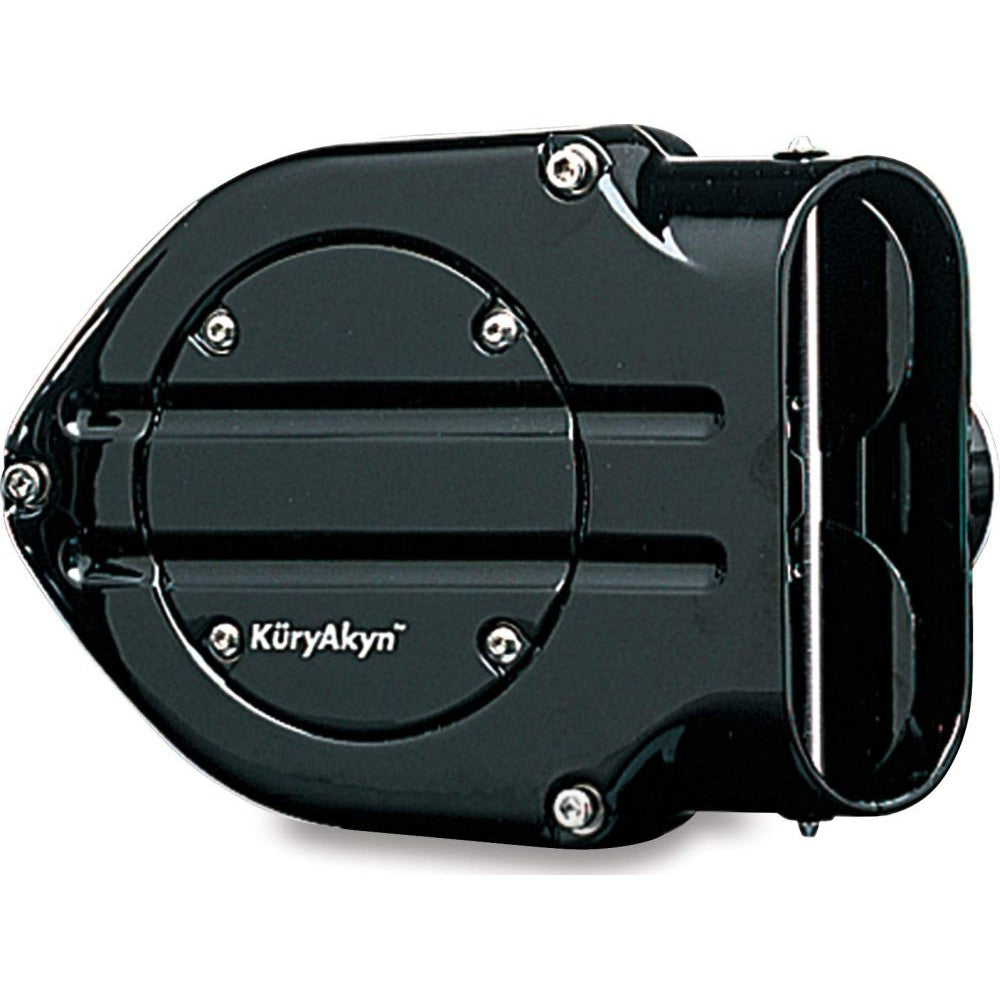 Kuryakyn Blood Groove Hypercharger with Trap Doors Black
