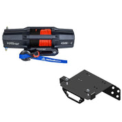 Viper V2 UTV Winch Kit 4500 lb Wide Spool With 60 Feet Orange Synthetic Rope With Mount For Kawasaki Teryx KRX 1000 2020-2021