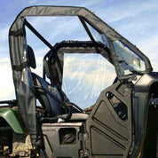Falcon Ridge Black Canvas Soft Roll-Away Doors With Zipper For Honda Pioneer 2015-2022