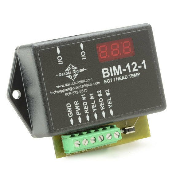 Dakota Digital EGT CHT Head Temp Expansion Module for VFD VHX HDX RTX BIM-12-1