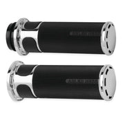 Arlen Ness Cable Style Slot Track Chrome Fusion Series Grips 07-300